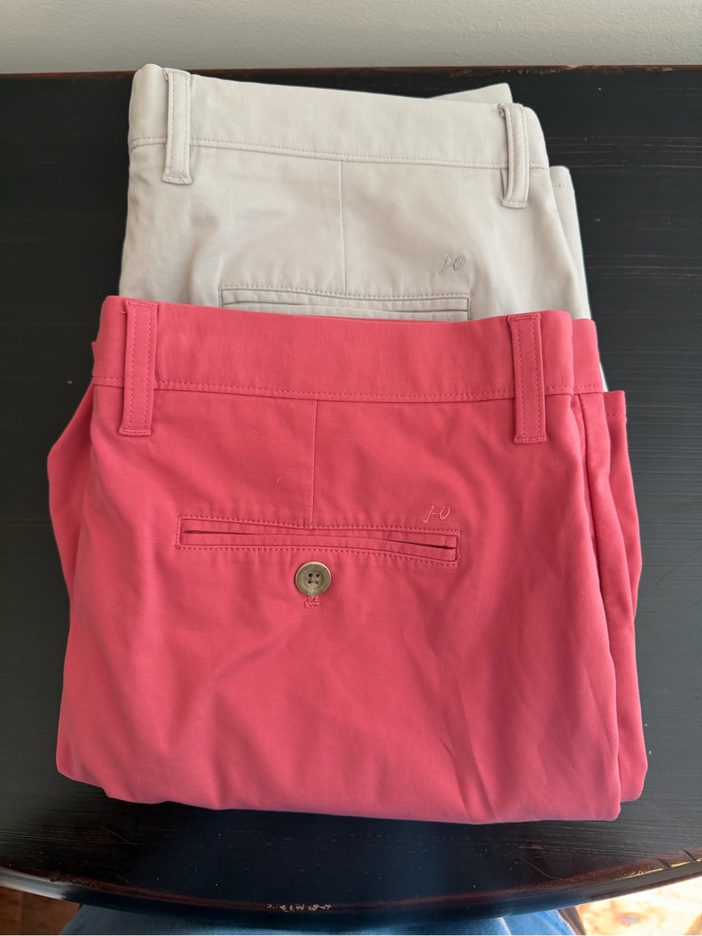 Johnnie-O Natural Performance Chino Shorts, Men’s 36x7, Lot of 2